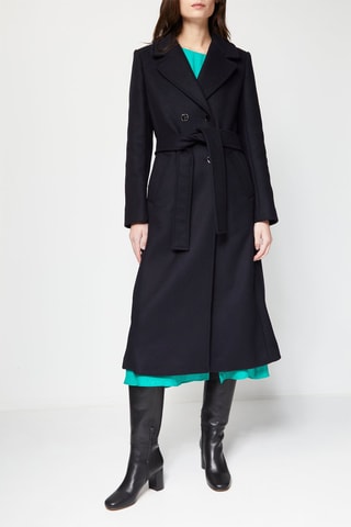 Manteau en laine - Bleu marine