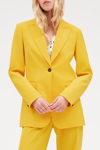 Veste de tailleur - Jaune