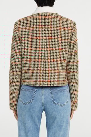Veste - Ecru et rouge