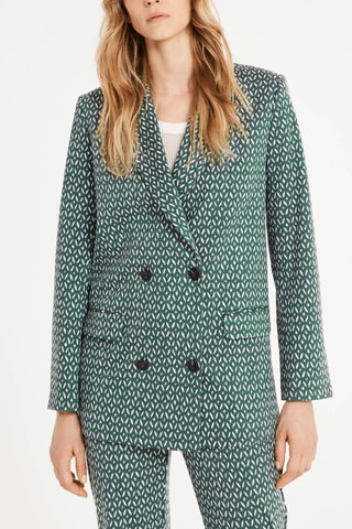 Blazer - Vert et blanc