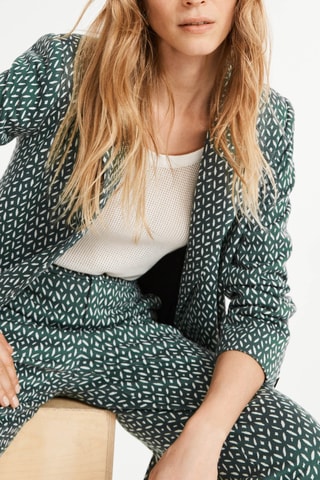 Blazer - Vert et blanc