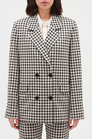 Veste de tailleur - Blanc et noir