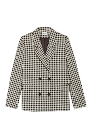 Veste de tailleur - Blanc et noir