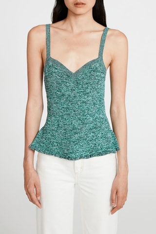 Top - Vert chiné