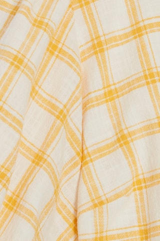 Top - Blanc et jaune