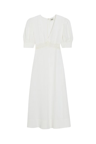 Robe mi-longue Blanc