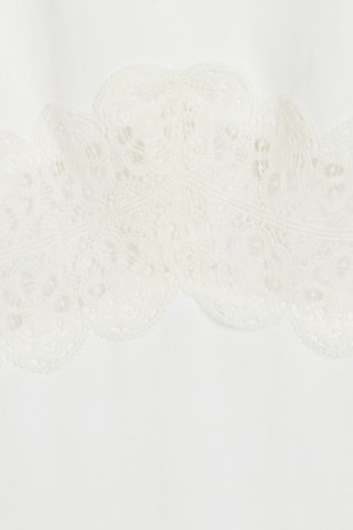 Robe mi-longue Blanc