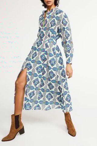 Robe chemise - Bleu