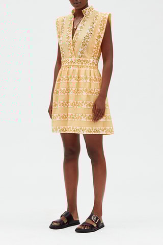 Robe patineuse - Jaune