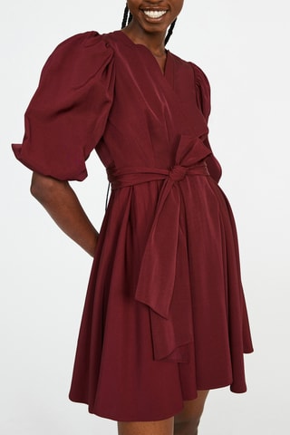 Robe patineuse - Bordeaux