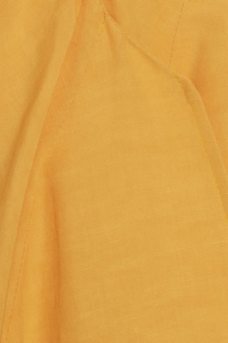 Robe trapèze en lin - Jaune