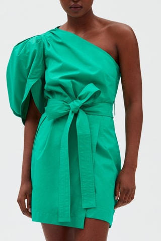 Robe asymétrique - Vert clair