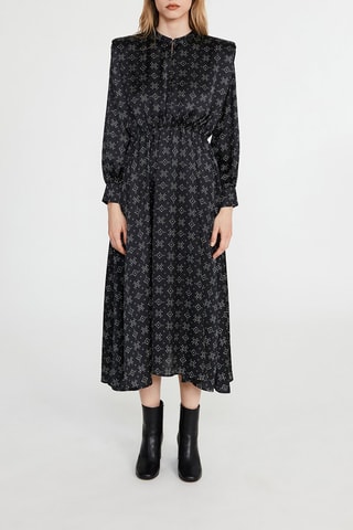 Robe trompe-l’œil - Noir