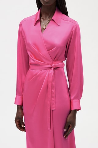 Robe portefeuille - Rose