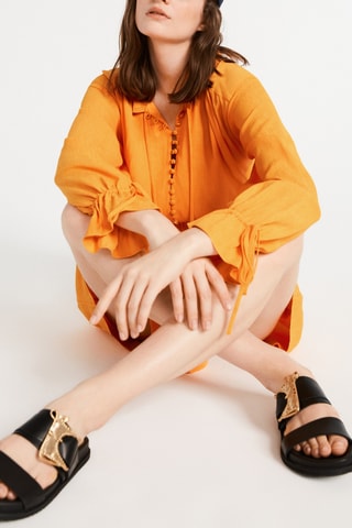 Robe patineuse - Moutarde