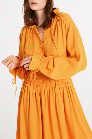 Robe patineuse - Moutarde