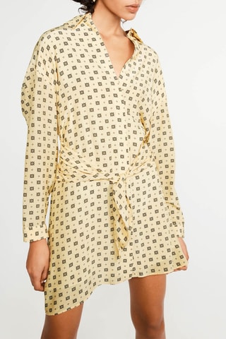 Robe droite - Jaune