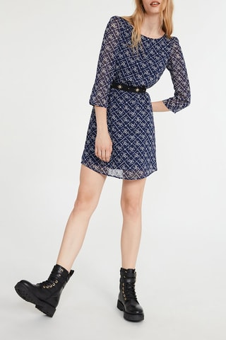 Robe droite - Bleu marine