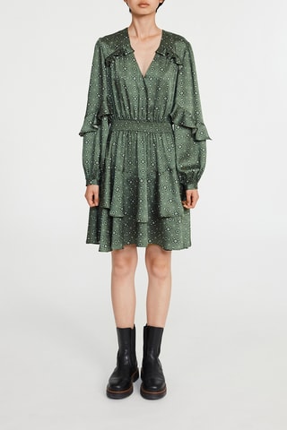 Robe patineuse - Vert foncé