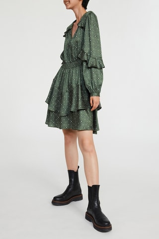 Robe patineuse - Vert foncé