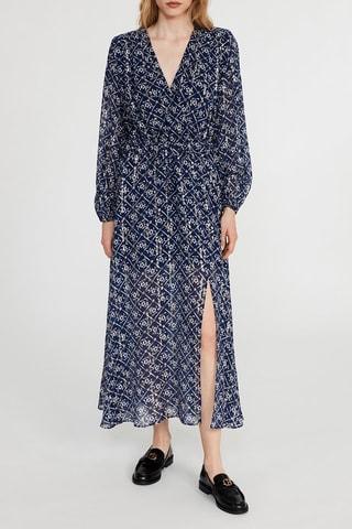 Robe longue - Bleu marine