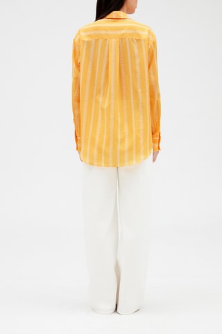 Chemisier en soie - Orange