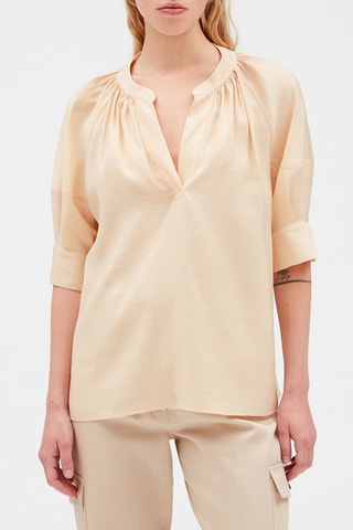Blouse en lin - Beige