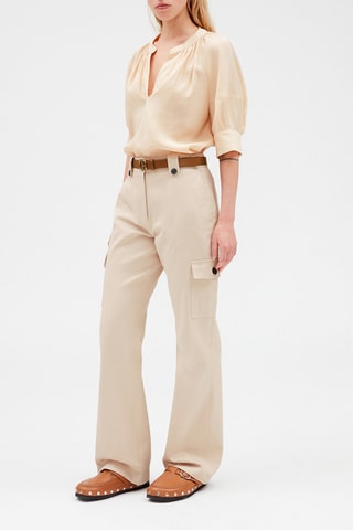 Blouse en lin - Beige