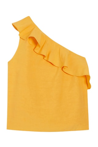Blouse en lin - Orange