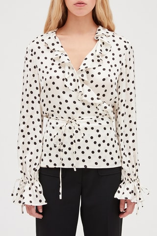 Blouse - Blanc et noir