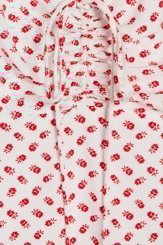 Blouse - Blanc et rouge