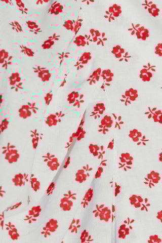 Blouse - Blanc et rouge