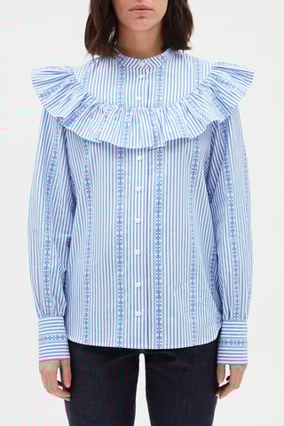 Blouse droite - Bleu