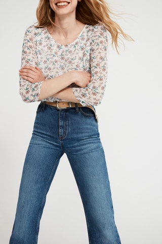 Blouse - Blanc et vert d’eau