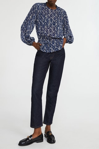 Blouse - Bleu marine et blanc