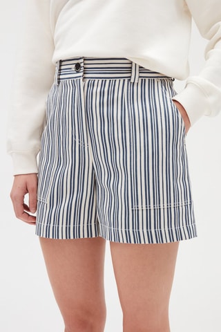 Short - Bleu et blanc