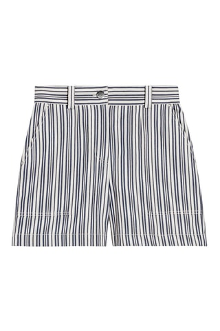 Short - Bleu et blanc
