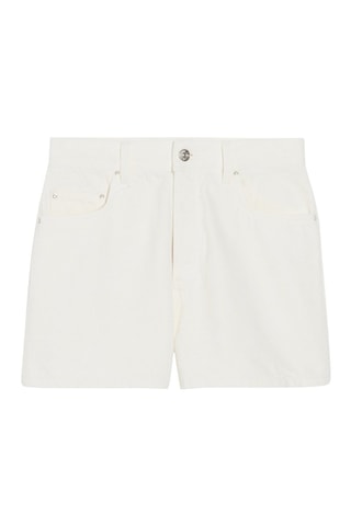 Short en jean - Ecru