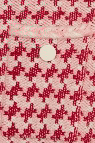 Short en maille - Rouge et rose