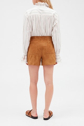 Short en nubuck - Camel