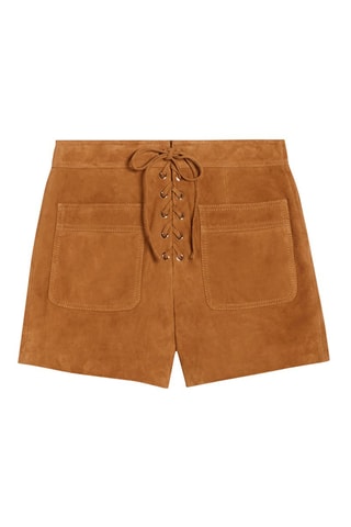Short en nubuck - Camel
