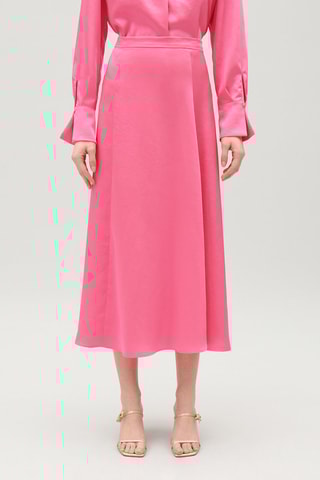 Jupe mi-longue - Rose
