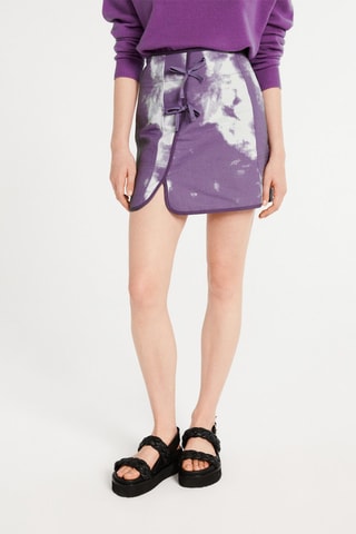 Minijupe tie and die - Mauve