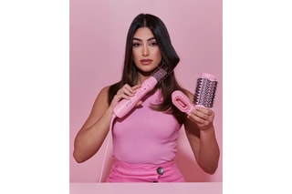 Brosse soufflante interchangeable 3 en 1 - Rose
