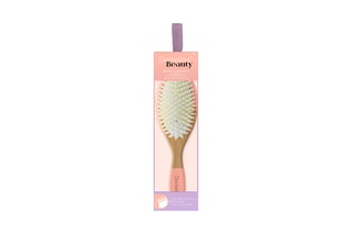 Brosse démêlante en bois - Rose