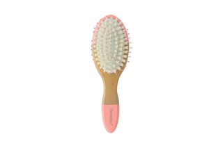 Petite brosse en bois - Rose