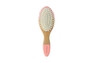 Petite brosse en bois - Rose