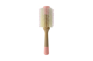 Brosse brushing en bois - Rose