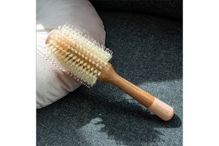 Brosse brushing en bois - Rose