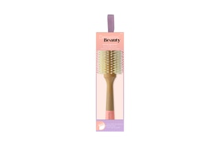 Brosse brushing en bois - Rose